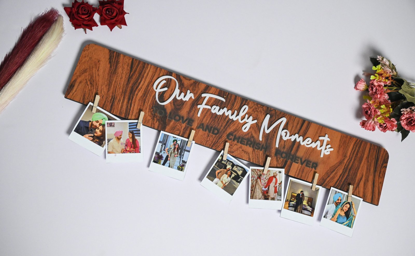 Family Moment Board Light Brown,Brown - Image 4